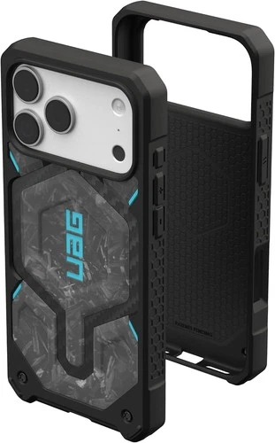 UAG iPhone 17 Pro Max Case Monarch Pro with MagSafe Forged Carbon Fiber - Blue