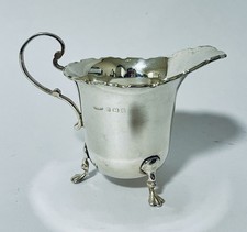 Antique Solid Sterling Silver Milk or Cream Jug 1926