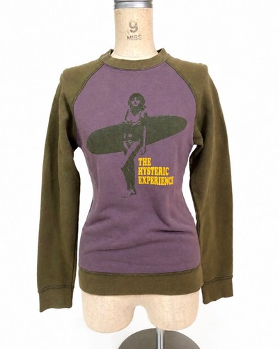 90s HYSTERIC GLAMOUR Sweatshirt Raglan Surf Adult Women