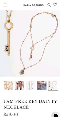 I AM FREE | KEY | DaintyGold By Katia Designs