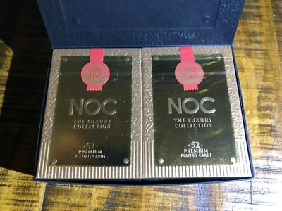 NOC Playing Cards THE LUXURY COLLECTION Gold Silver Bronze (half