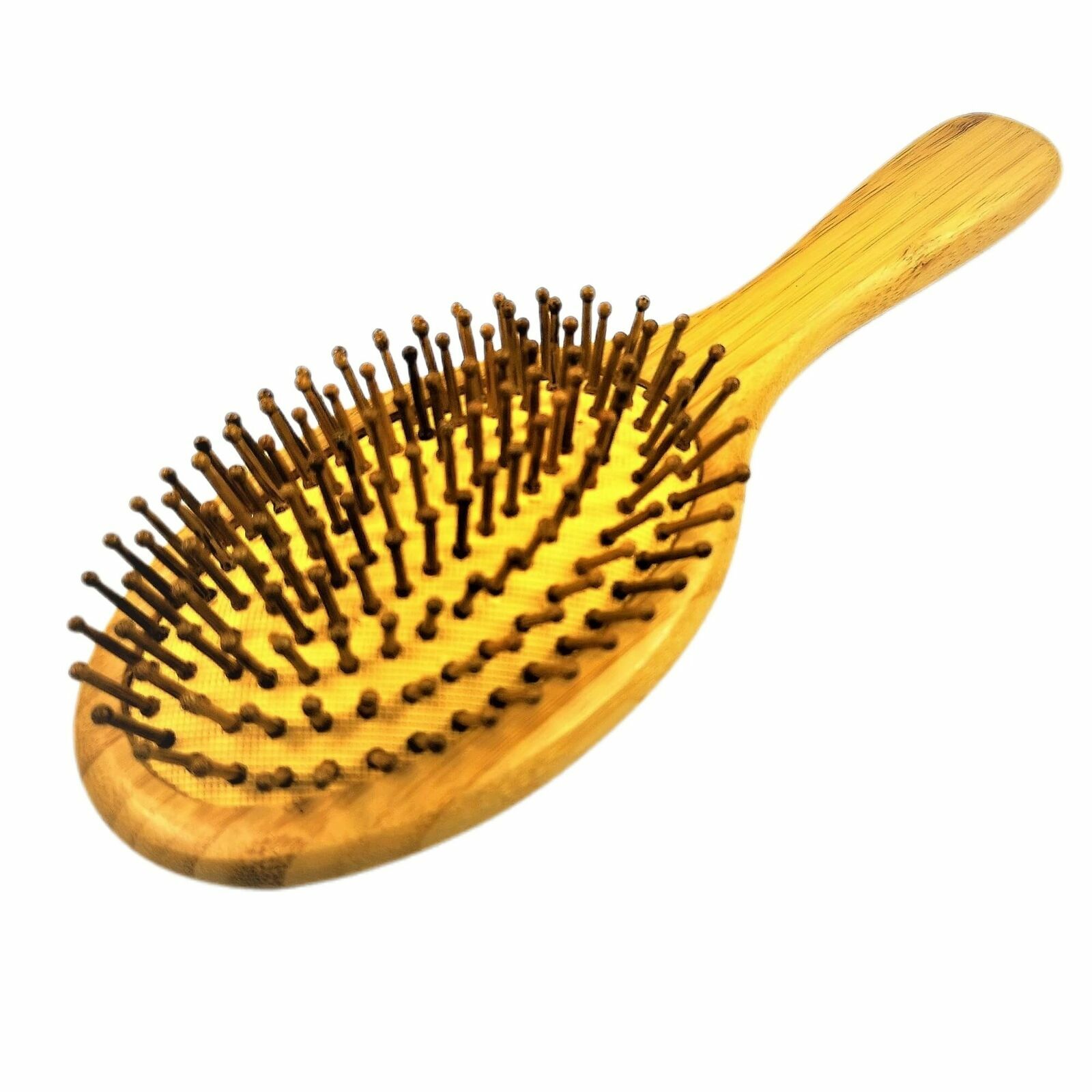 Antistatische Bambus Haarbürste mit Holzborsten Haarbürste mit Holzgriff