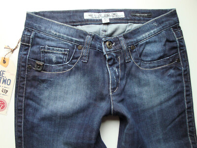 TAKE TWO  Jeans  VIEW  Str  F21 P03202   ink denim  Blau  Stretch  W27 L34  Neu