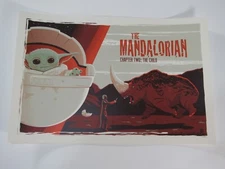 CHAPTER TWO - THE MANDALORIAN SCREEN PRINT BY DAVE PERILLO MONDO ARTIST BNG