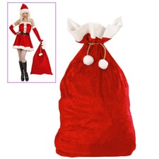 WEIHNACHTSMANN SACK Weihnachten Kostüm Zubehör Gabensack Geschenkesack # 1561