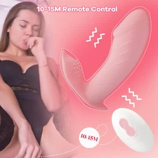 Wireless Rabbit Vibrator G Spot Dildo Massager Remote Control Sex Toys for Women