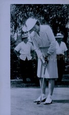 Golfing Great BABE ZAHARIAS Putting on First Hole in Denver Wire Photo