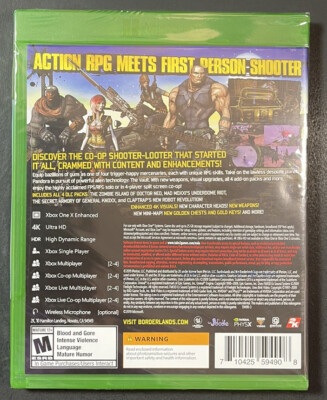 Borderlands [ Game of the Year Edition ] (XBOX ONE) NEW | eBay
