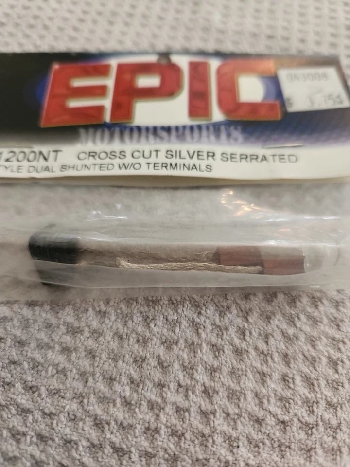 Trinity Epic P94 Dual Shunted Cross Cut Serrated Brushes Silver (2) EP 1200 NT - Image 4 of 4