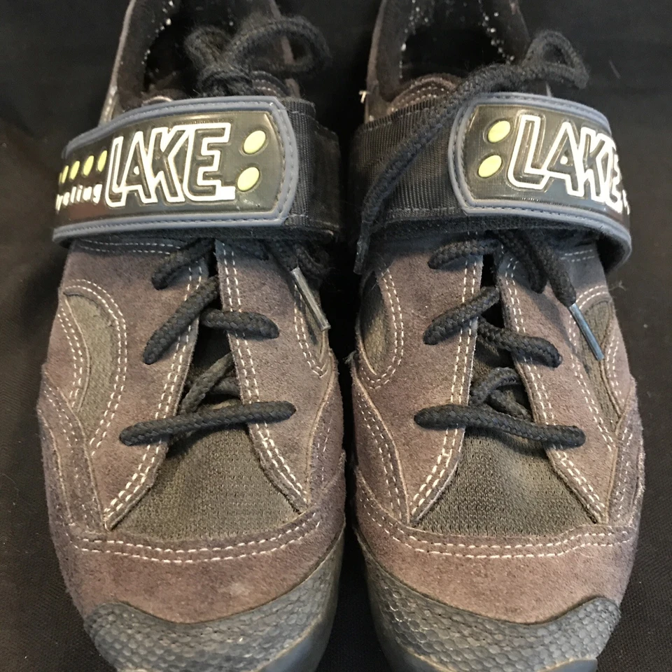 Lake Ciclismo Bicicleta Zapatos Talla 6.5, 40 EU Correa Con Cordones 2 Puntas Gamuza 40.0 LB1 Foto 2 de 4