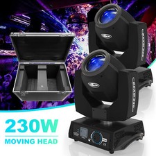 230W 7R Sharpy Beam Zoom Moving Head 17Gobo 16 Prisma DMX luce di scena + flightcase