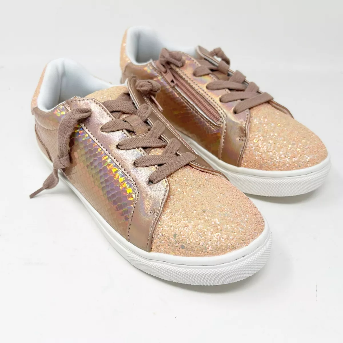 Rose gold sales kids sneakers
