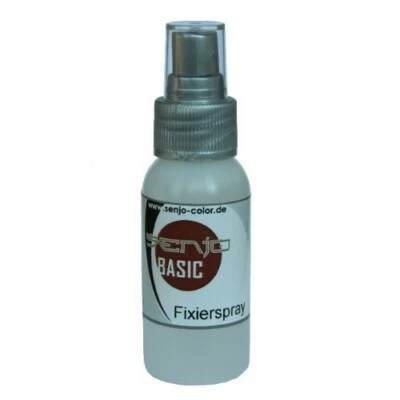 SENJO COLOR MakeUp-FixierSpray 50ml Pumpflasche fixiert MakeUp und Bodypainting Farben