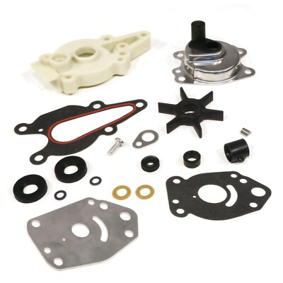 Water Pump Kit for 1986, 1987, 1988, 1989 Mercury 2-Stroke, 9.9HP, 0A197112 & Up