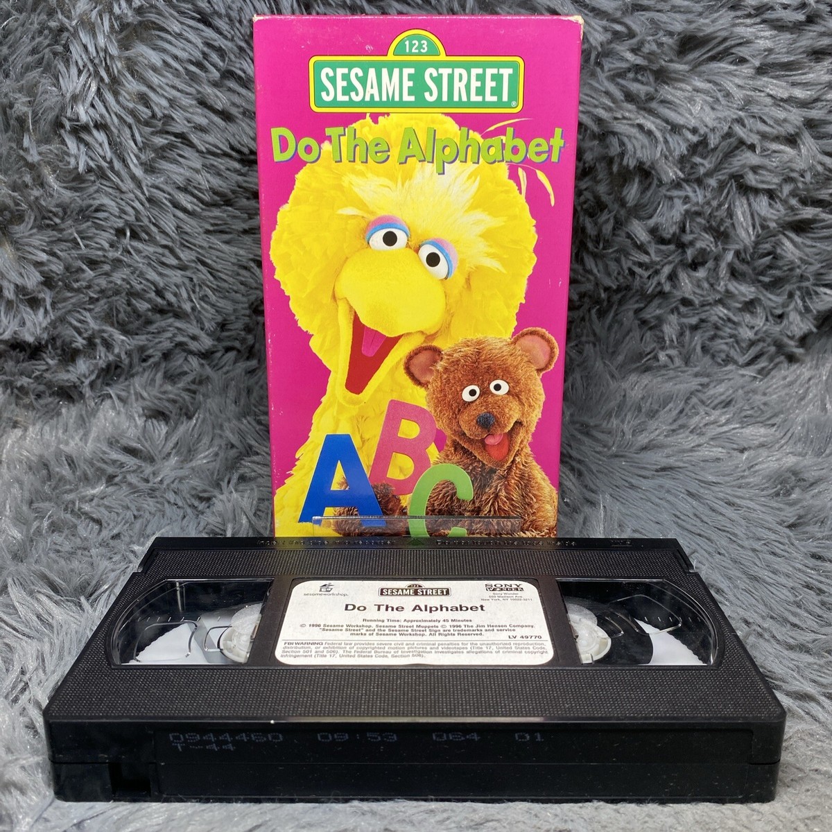 【VHS】Domestic child ビデオ2本セット　ドメチャ Sesame Street - Do the Alphabet VHS Tape 1996 Big Bird Jim Henson