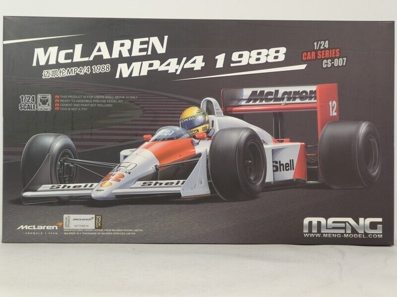 Meng Model Kit F1 McLaren Honda MP4/4 Senna World Champion Meng Model Kit F1 McLaren Honda MP4/4 Senna World Champion