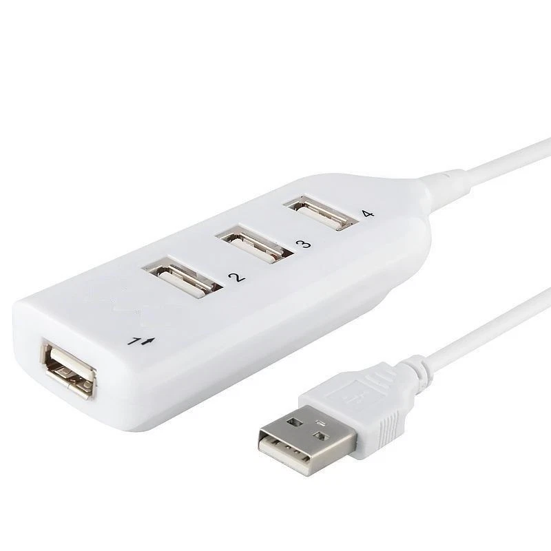 USB 2.0 Hi-Speed 4-Port Splitter Black Hub For PC Notebook - Image 2 of 4