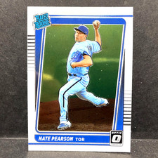 2021 DONRUSS OPTIC RATED ROOKIE NATE PEARSON RC #38 (TORONTO BLUE JAYS)