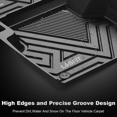 Lasfit All-Weather Floor Mats For Nissan Rogue (2014-2020) – Front & 2nd Row Set