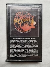 Bluegrass Mountain Music - Cassette Tape Play Tested Banjo Fiddle Mandolin VTG