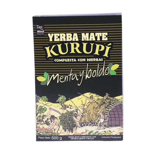 Kurupi Mint Boldo Yerba Mate 500 g
