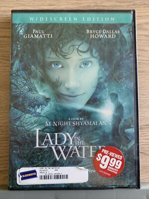 Lady in the Water (DVD, 2006, Widescreen) Blockbuster Case