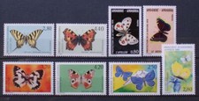 Mariposas Papillones Mariposas 4 x Andorra ** MNH 