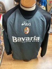 MAGLIA CALCIO TORINO PORTIERE SPONSOR BAVARIA 2004/05 IMBOTTITA ASICS   F.E.