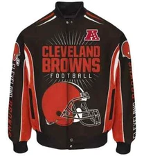 Cleveland Browns Men's NFL G-III Burst Twill Jacket Size  Sm