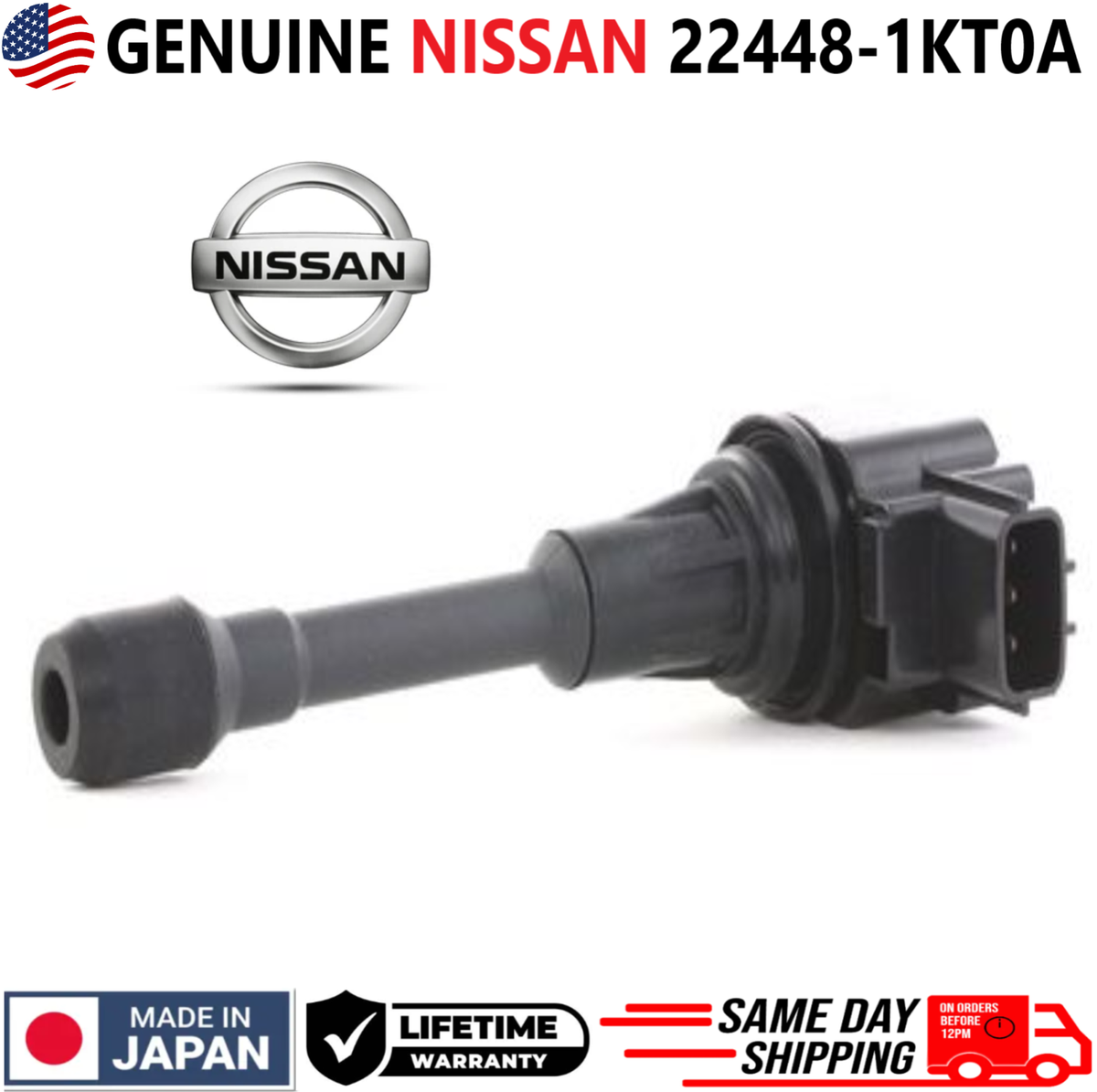 カジュッタ OEM NISSAN x4 Ignition Coils For 2007-2019 Nissan & Infiniti