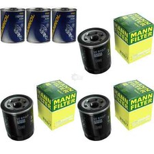 3x Original MANN Ölfilter W 610/7 + 3x SCT Motor Flush Motorspülung