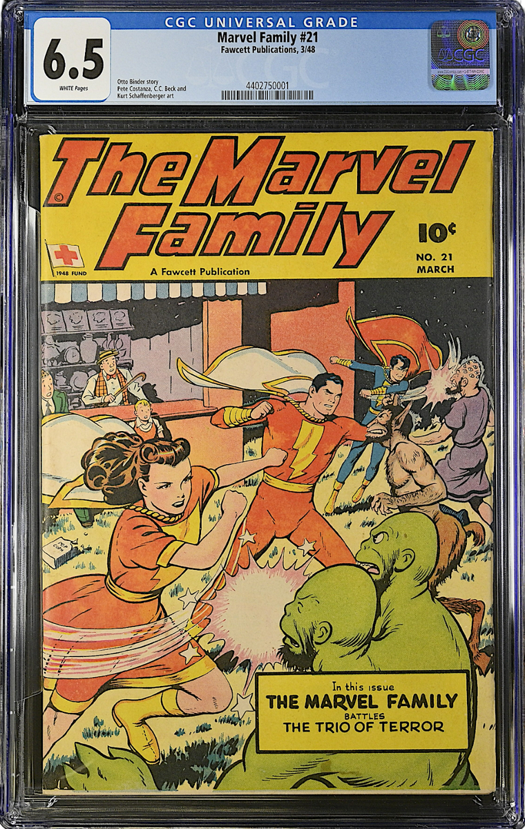 The Marvel Family #21 (Fawcett Comics March 1948) for sale online