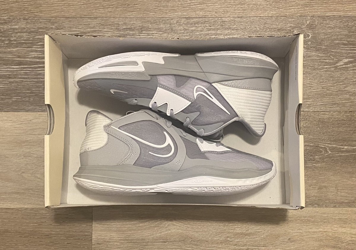 Nike Kyrie Low 5 TB 'Wolf Grey White' DO9617-001 Men's Size 8.5