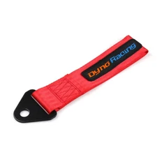 RED Tow Strap Racing Bumper Towing Rope Front Rear Tow Hook without Screws Nuts
