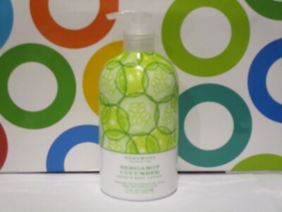HOMEWORX SLATKIN + CO. ~ BERGAMOT CUCUMBER HAND & BODY LOTION ~ 22 OZ