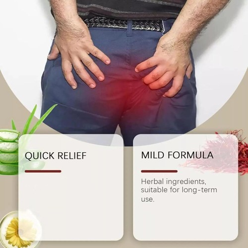 Hemorrhoids Remove Ointment Herbal Cream Relief Piles Pain Reduce Itching SALE - Picture 4 of 19
