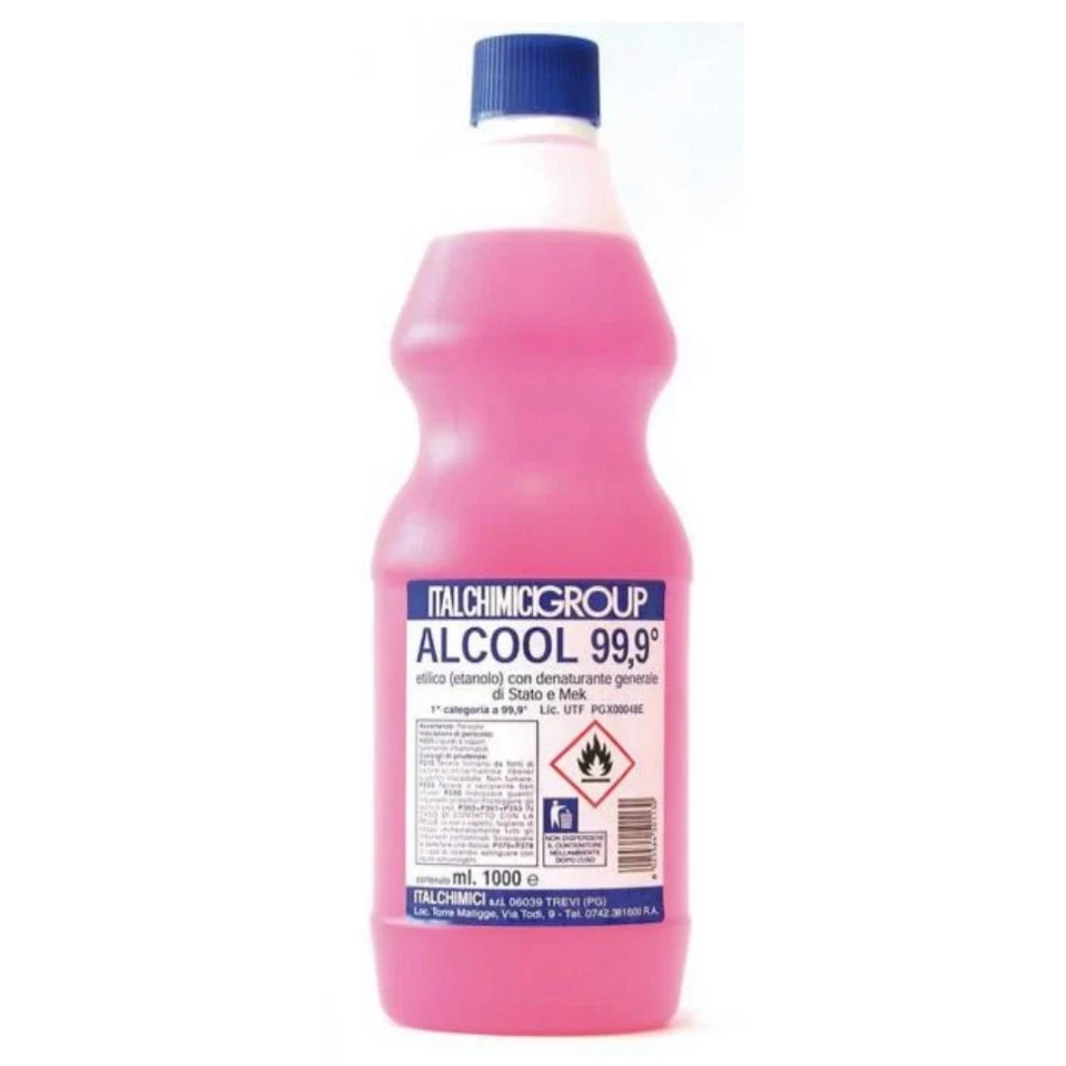 ITALCHIMICI ALCOOL ETILICO DENATURATO 99,9° 1 LITRO