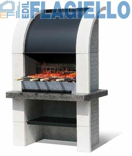 Barbecue in Muratura Carbonella e Legno BBQ SUNDAY MONTREAL CRYSTAL | eBay