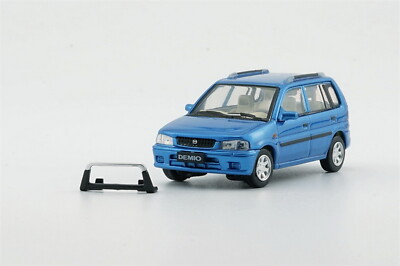 BMC 1/64 Scale Mazda Demio Metro 1994 Blue LHD Diecast Model Toy Gift