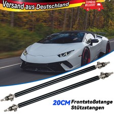 DE 2 x Verstellbare Universal Frontstoßstange Lippe Splitter Strebe Stützstangen