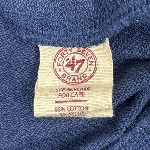 '47 Brand St. Louis Rams Full Zip Hooded Sweatshirt Blue Womens Large L * - Picture 6 of 10
