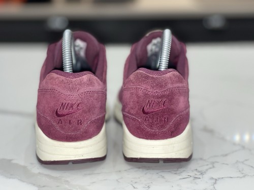 Nike Air Max 1 Premium SC Jewel Bordeaux Burgundy Suede Uk 4 Eur 37.5 AA0512-600 - Picture 13 of 16