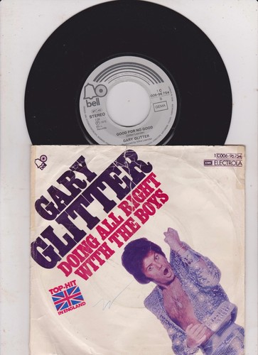 GARY GLITTER - DOING ALL RIGHT WITH THE BOYS - 7" Vinyl Single - Germany