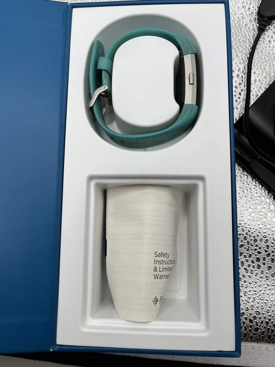 Fitbit Charge 2 Fitness Tracker, Small/Teal - Includes USB Charger