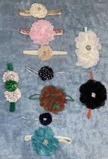 Handmade Baby Headbands 0-6 Months