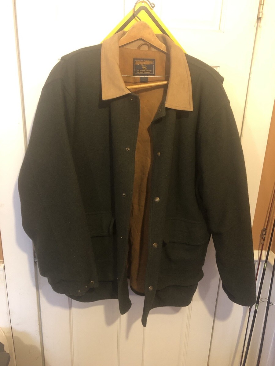 Vintage Woolrich Men's Loden Heather 18145 Wool Coat Green Vintage Woolrich Men's Loden Heather 18145 Wool Coat Green