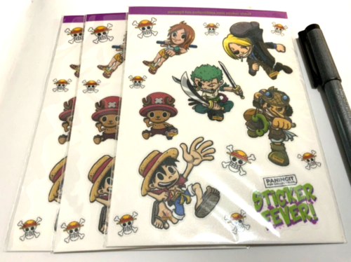 3pcs One Piece Sticker Sheet By Paningit - Picture 1 of 1