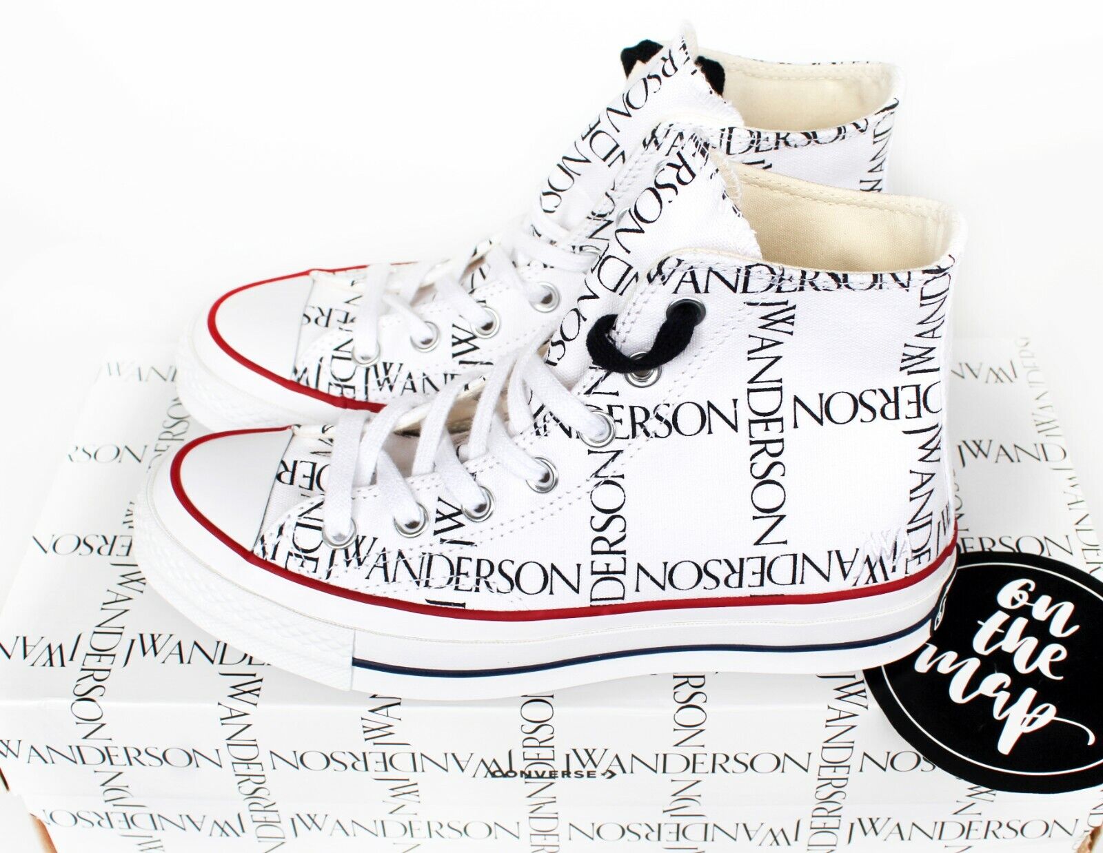 Converse X JW Anderson Taylor All Star 70s Hi Grid White UK 11 12 New | eBay