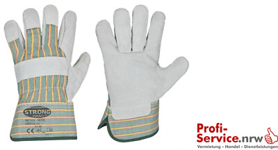 1 Paar GR. 10.5  Rindspaltlederhandschuhe Arbeitshandschuhe *HK/TOP* STRONGHAND 