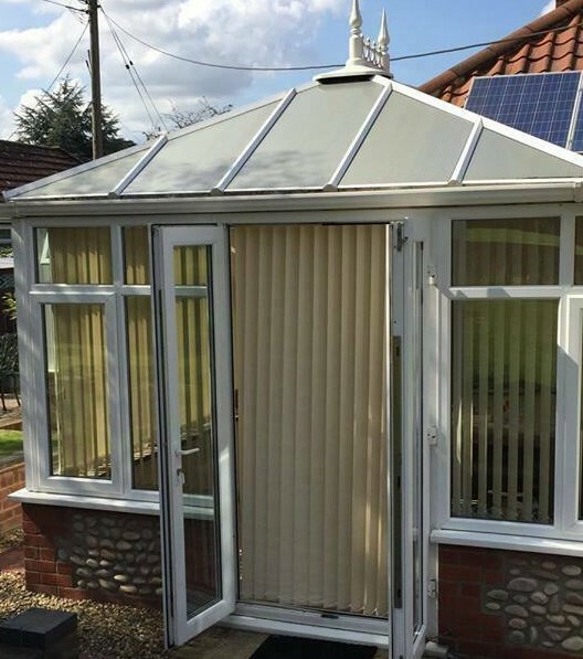 White Vertical Blind Bottom Stabilising chain 127mm or 5" Blind Spares